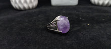 Load image into Gallery viewer, Adjustable Gemstone And Quartz Rings, Opal,White Quartz, Rose Quartz, Lapiz Lazuli, Goldstone, Blue Goldstone, Amethyst, Lava Stone