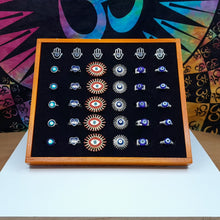 Load image into Gallery viewer, Evil Eye Adjustable Rings
