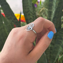 Load image into Gallery viewer, Evil Eye Adjustable Rings
