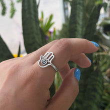 Load image into Gallery viewer, Evil Eye Adjustable Rings
