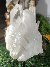 Load image into Gallery viewer, White Quartz Cluster With base Crystal Home Decor Healing Feng Shui Reiki Chakra