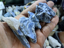 Load image into Gallery viewer, Raw Blue KYANITE Crystal - High Quality- Healing Stone Cluster, Healing Crystal, Chakra Crystal Kyanite Blade