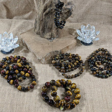 Load image into Gallery viewer, Tiger Eye Bracelet - Natural Healing Gemstone Grate for Gift Blue Tiger Eye -  Red Tiger Eye