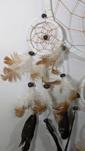 Load image into Gallery viewer, White Dream Catcher Home Decor/ Boho Decor/ Bedroom Decor/ Nursery Decor