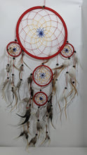 Load image into Gallery viewer, White Dream Catcher Home Decor/ Boho Decor/ Bedroom Decor/ Nursery Decor