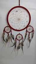 Load image into Gallery viewer, Dream Catcher Whit Gemstones Incrustation Home Decor/ Boho Decor/ Bedroom Decor/ Nursery Decor