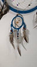Load image into Gallery viewer, Dream Catcher Whit Gemstones Incrustation Home Decor/ Boho Decor/ Bedroom Decor/ Nursery Decor
