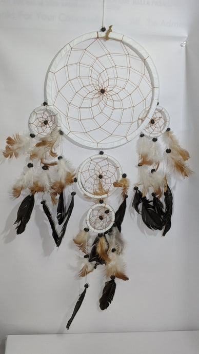 White Dream Catcher Home Decor/ Boho Decor/ Bedroom Decor/ Nursery Decor