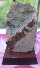 Load image into Gallery viewer, Citrine Cluster on Wood Base, Raw Citrine