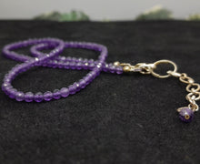 Load image into Gallery viewer, Natural Amethyst Beaded Necklace
