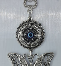 Load image into Gallery viewer, Butterfly Evil Eye Wall Hanging